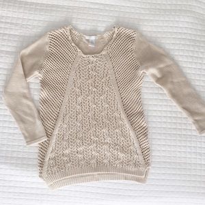 Design History Open Knit Sweater